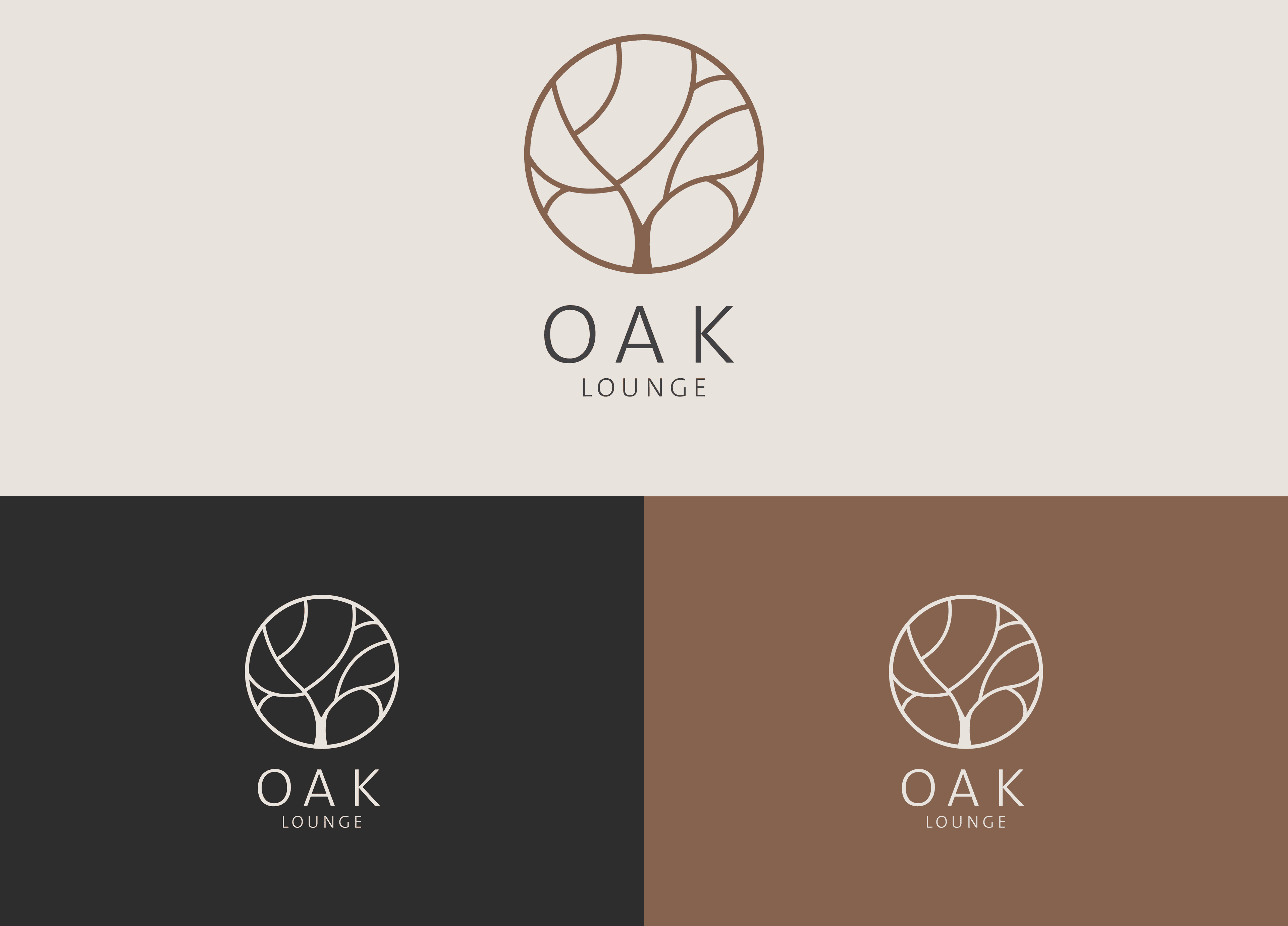 OAK Lounge Branding